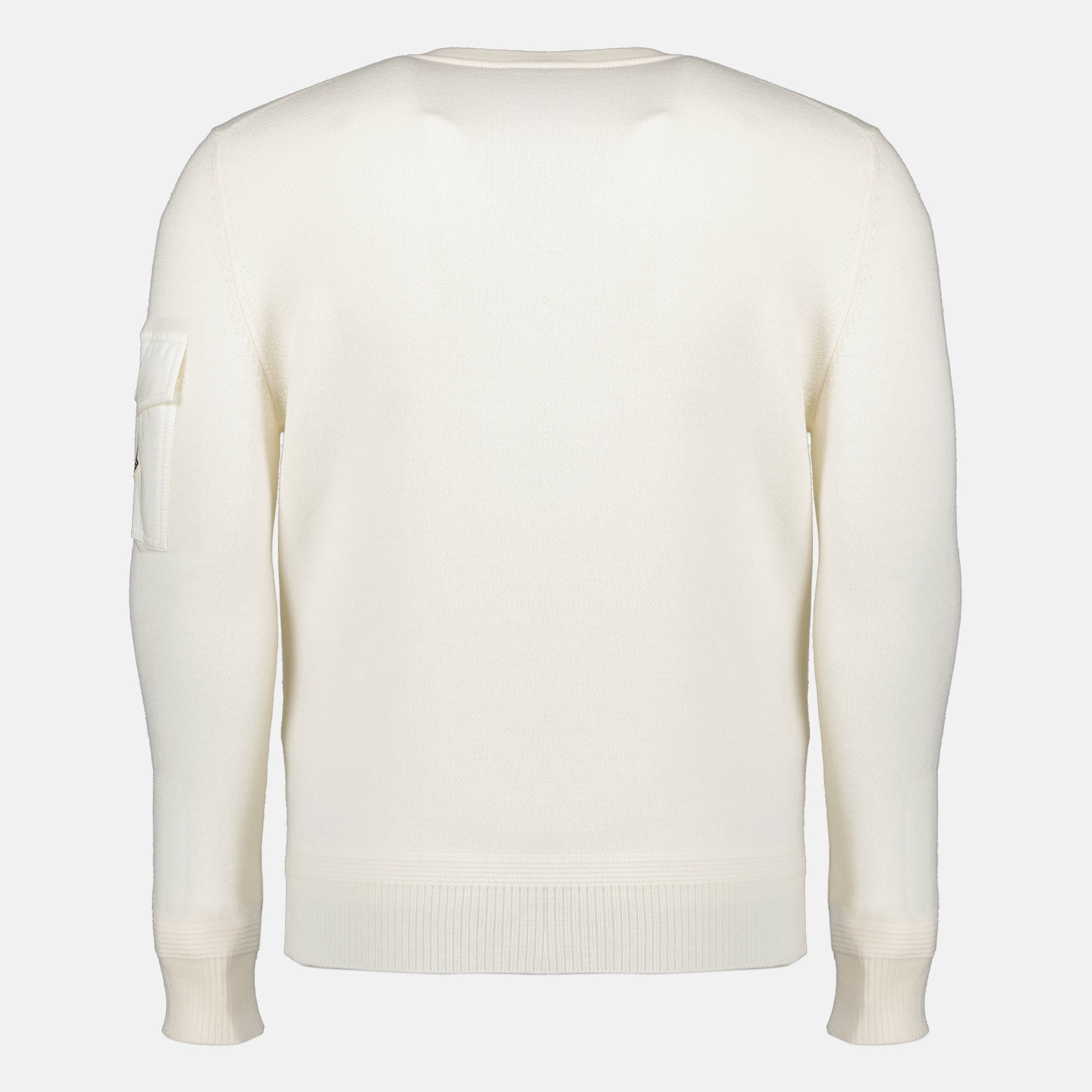 Maille Pull en laine blanc Moncler Blanc Homme