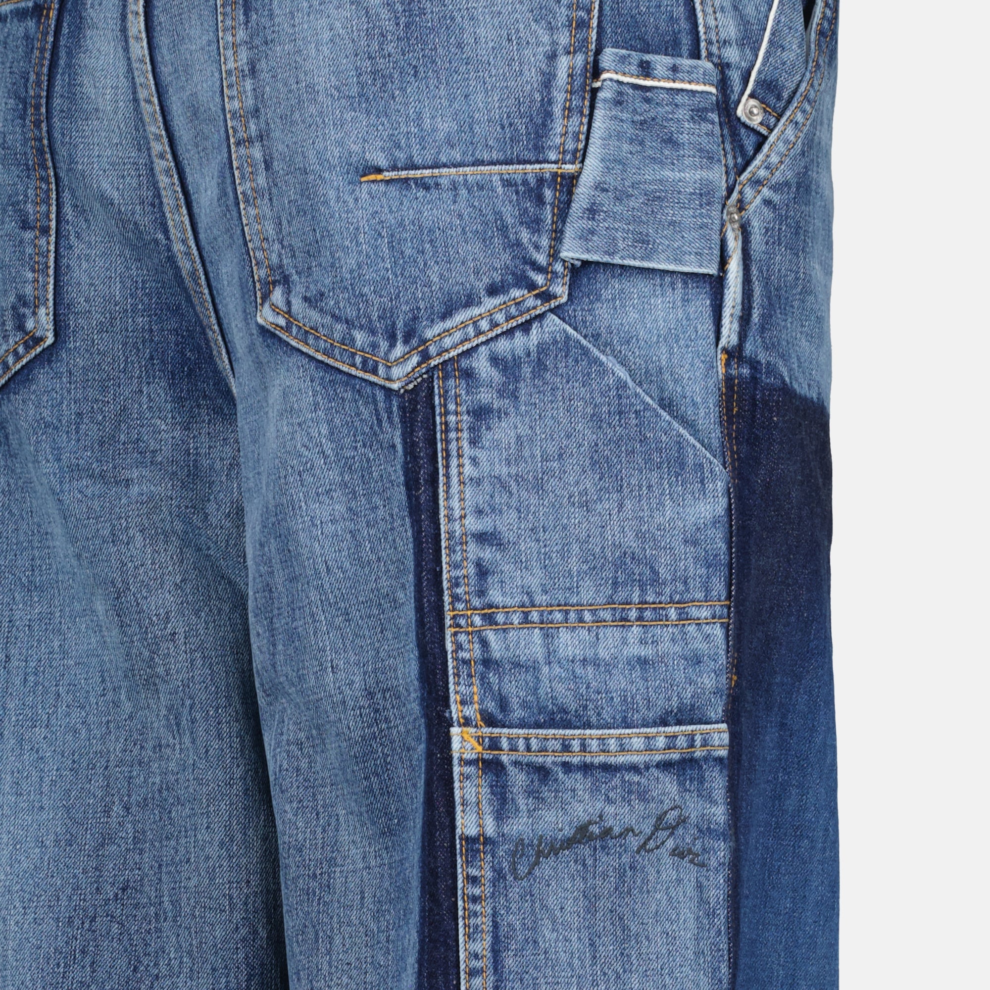 Pantalons Jean Carpenter Dior Bleu Homme