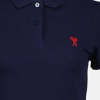 Polos FPL001.760 491 bleu nautique Ami PARIS Bleu Femme