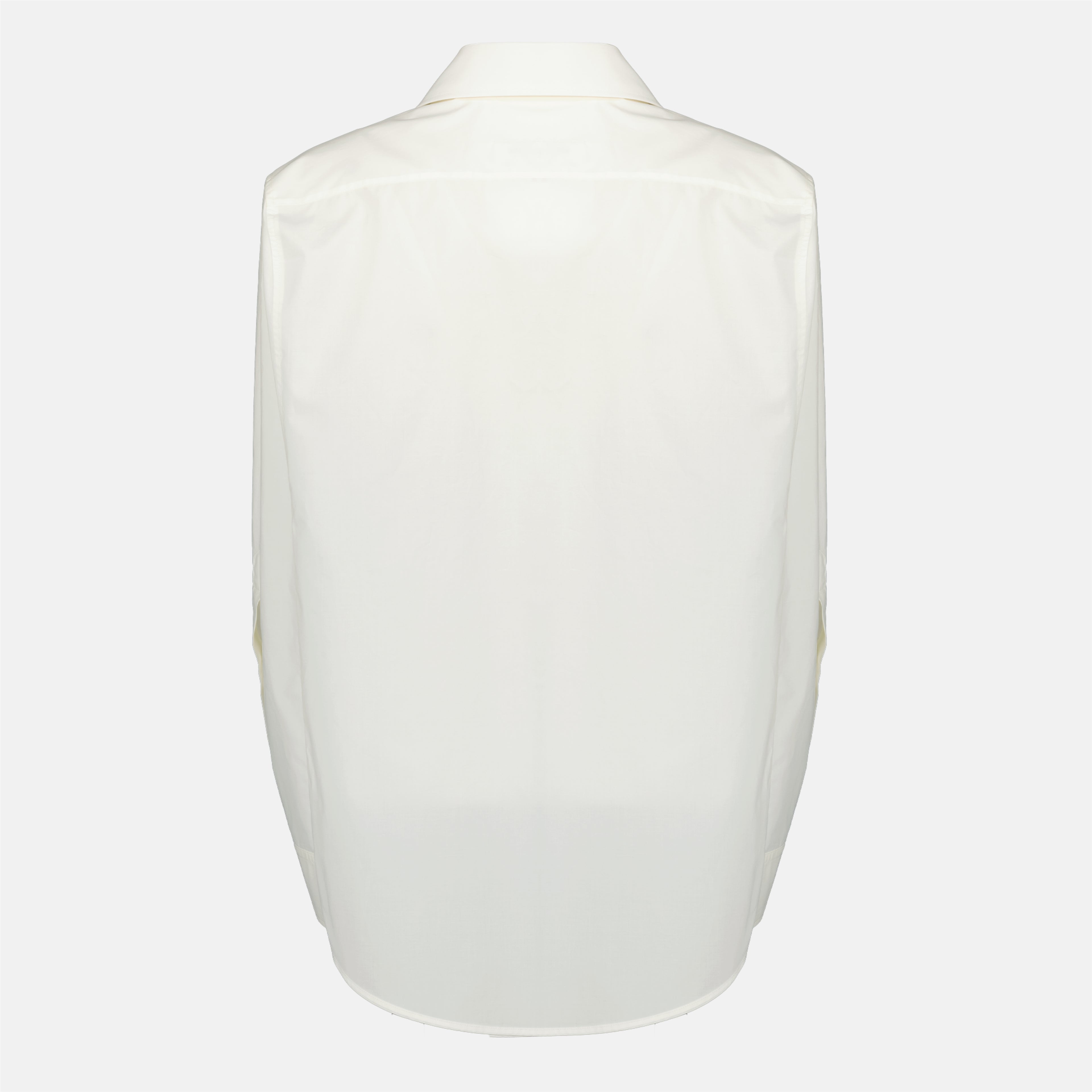 Chemises Camicia Bianca in Popeline Senza Maniche Mm6 Blanc Femme