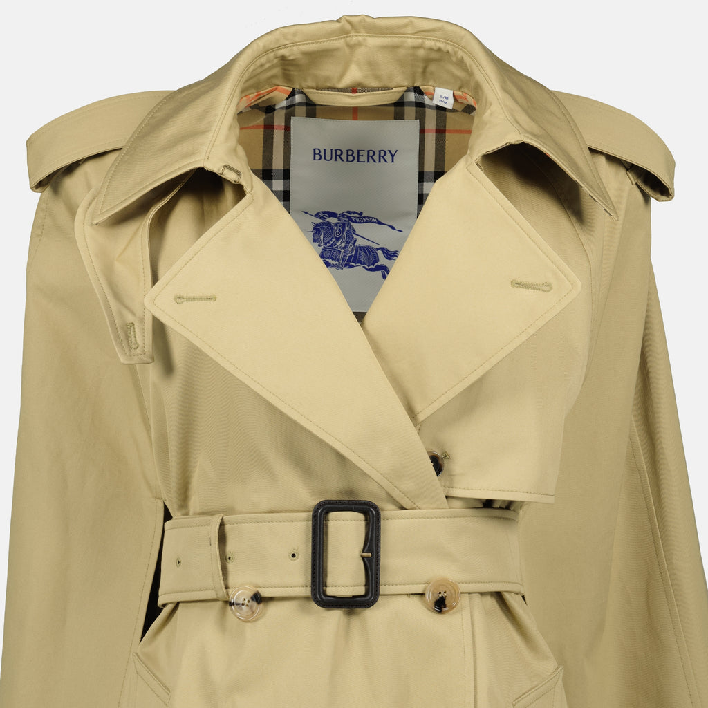 Immagine del Cape Trench Belmont Beige di Burberry per Donna - Stagione Primavera-Estate 2026 - Vista Dettagliata_2