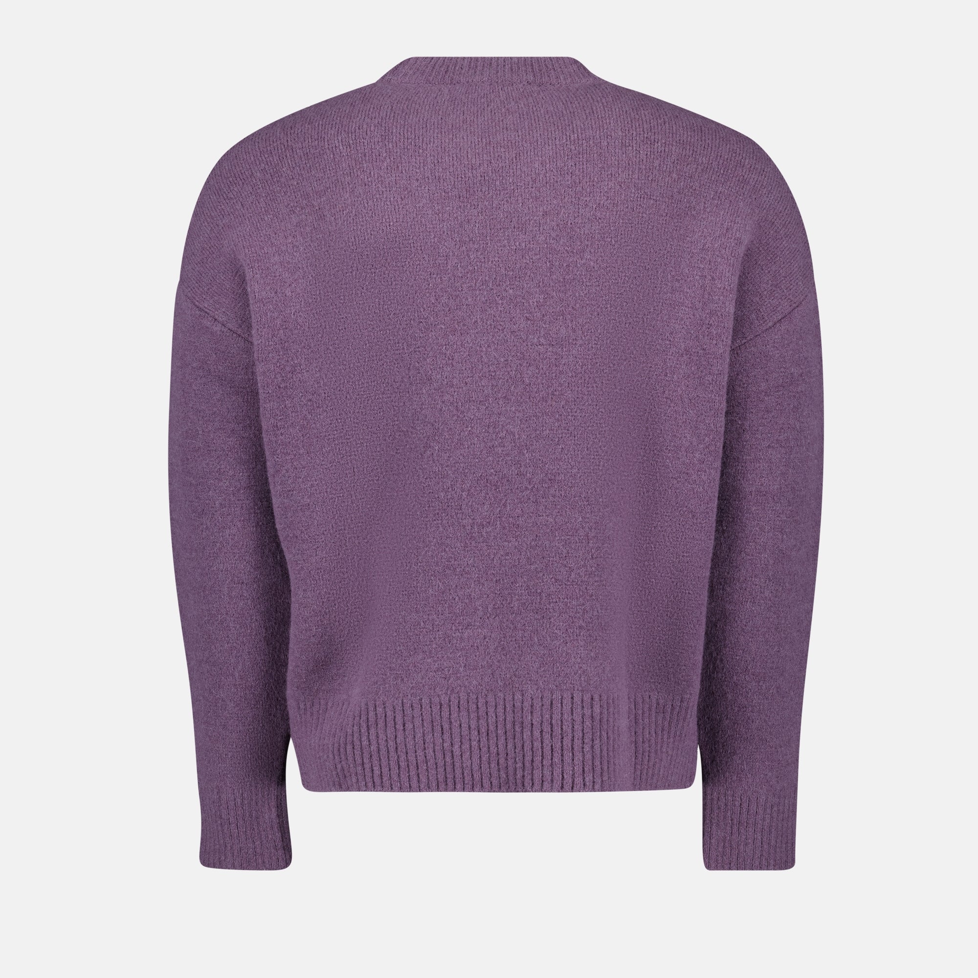 Maille Pull AMI de Coeur Ami PARIS Violet Unisexe
