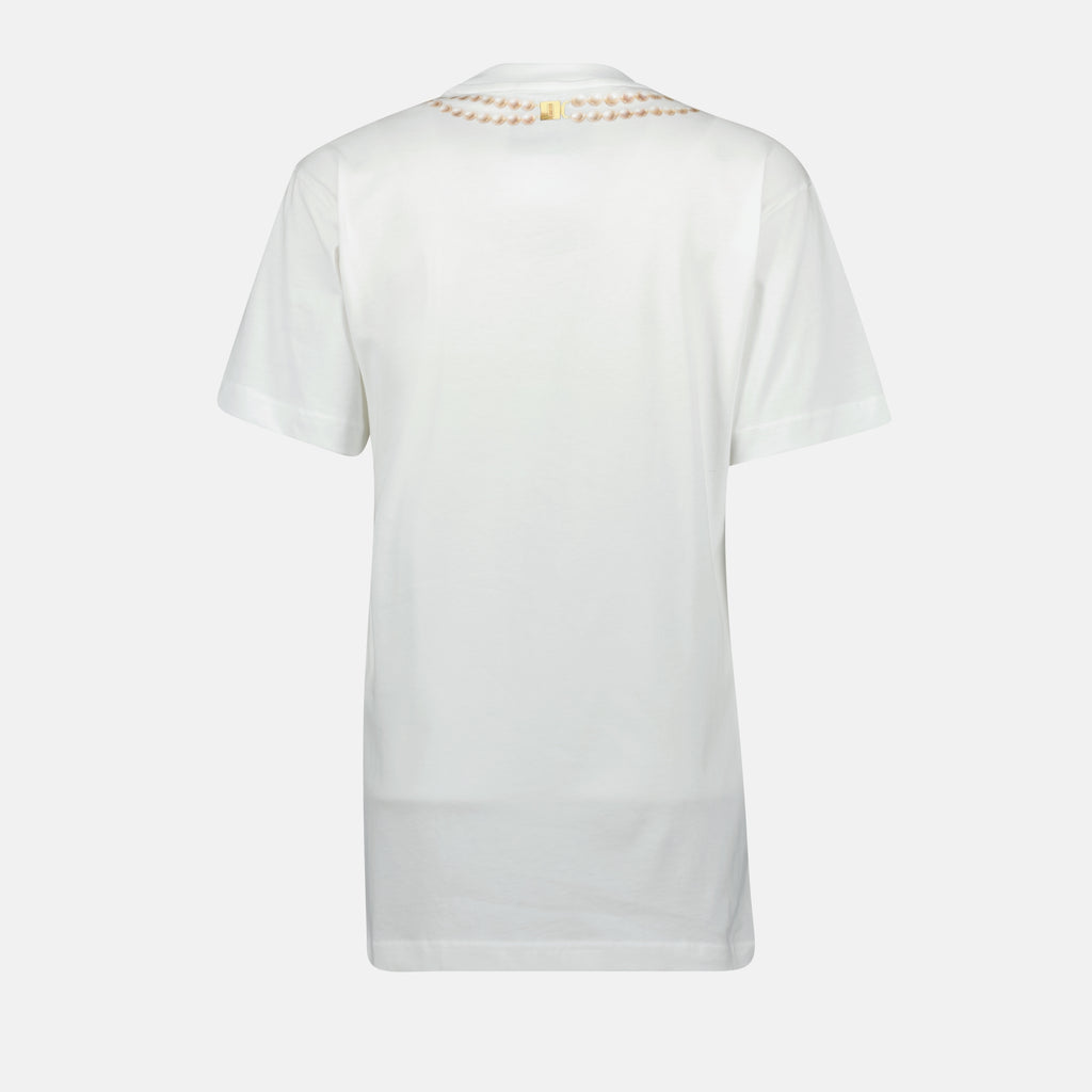 T-shirts T-shirt Colazione Moschino Blanc Femme