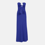 Robes Abito a Motivo Paisley Christopher Esber Bleu foncé Femme