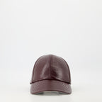 Chapeaux, casquettes et bonnets Casquette Réédition en vinyl Courrèges Bordeaux Unisexe