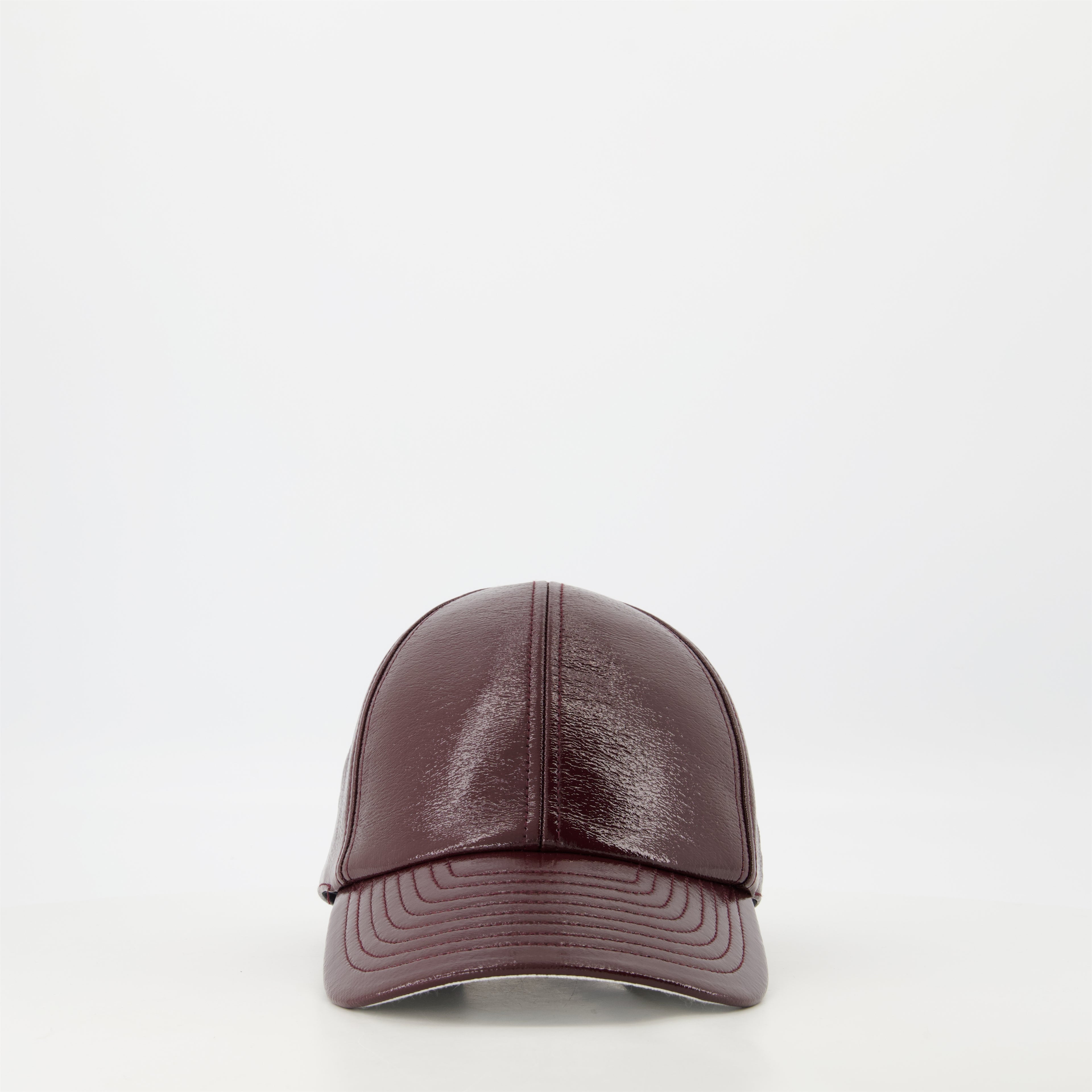 Chapeaux, casquettes et bonnets Casquette Réédition en vinyl Courrèges Bordeaux Unisexe