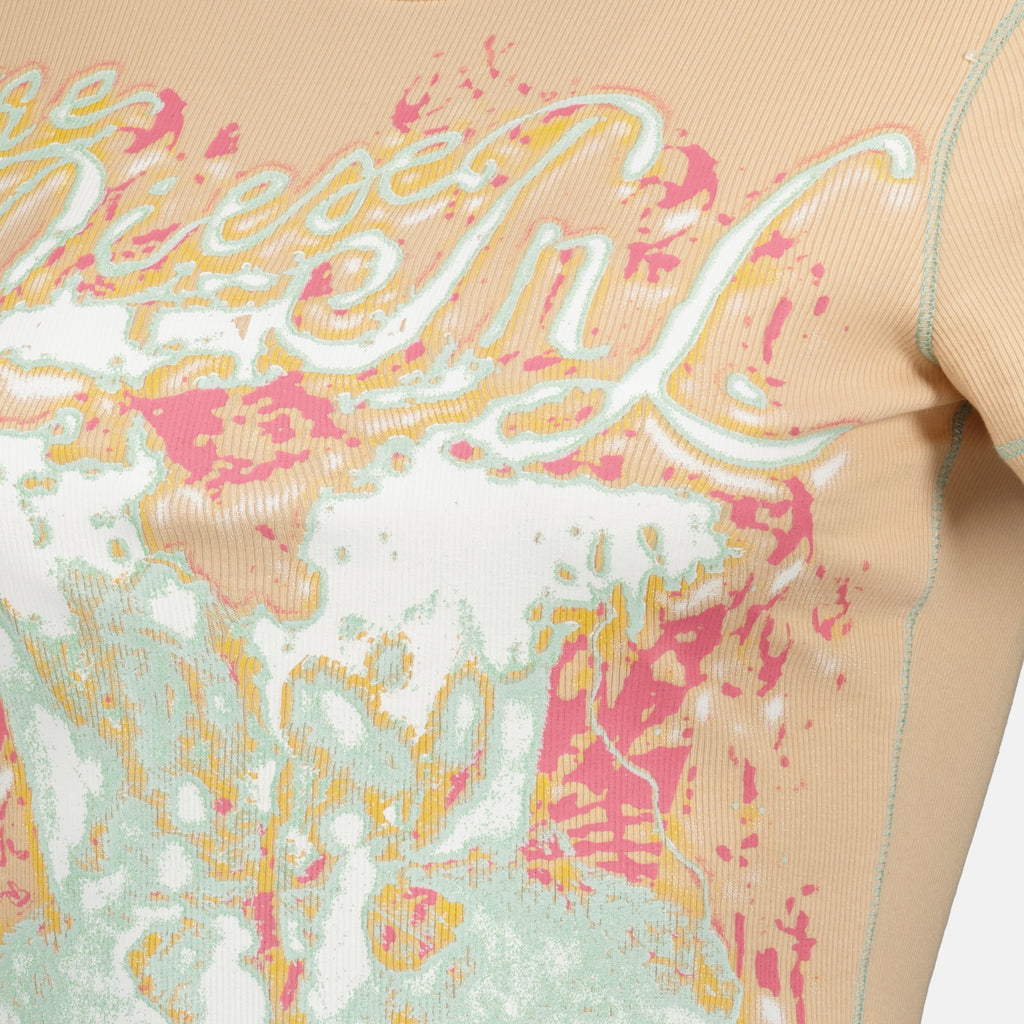 Imagen del Top T-Brenda rosa de Diesel para Mujer - Temporada Primavera-Verano 2026 - Vista Detallada 1