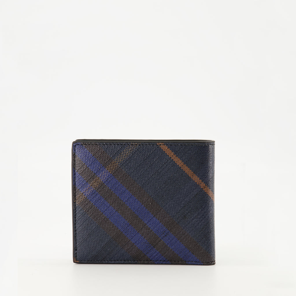 Petite maroquinerie チェック財布 Burberry Bleu foncé Homme