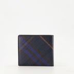 Petite maroquinerie チェック財布 Burberry Bleu foncé Homme