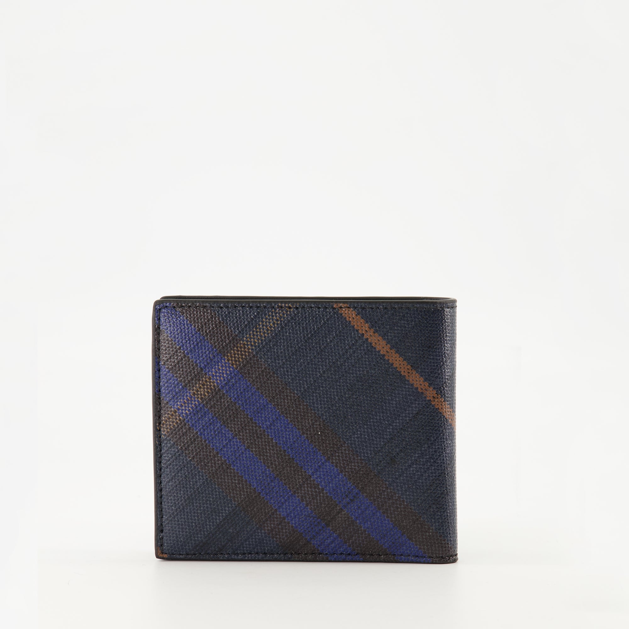 Petite maroquinerie チェック財布 Burberry Bleu foncé Homme