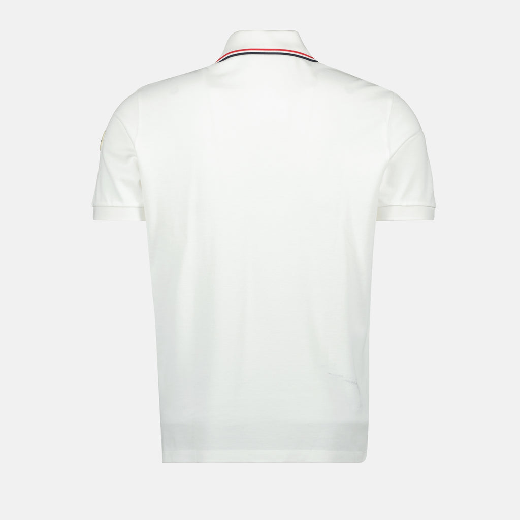 폴로 셔츠 Polo à logo Moncler 하얀색 Homme