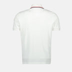 폴로 셔츠 Polo à logo Moncler 하얀색 Homme
