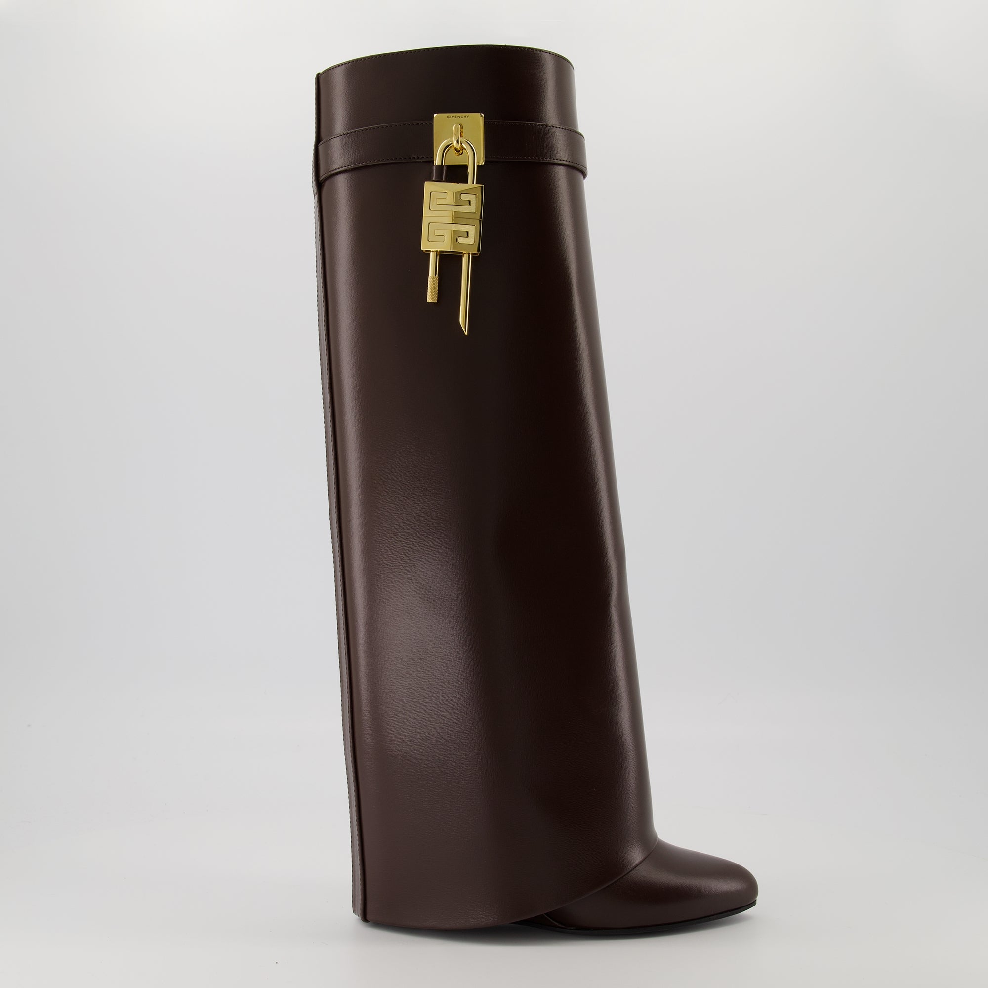 Bottes Shark Lock Brown Boots Givenchy Marron Femme