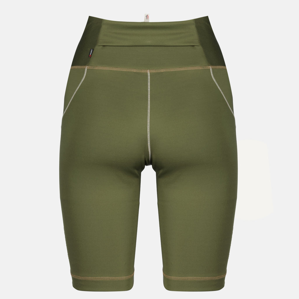 Pantalons 카키 스포츠 자전거용 의류 Polartec® Moncler Grenoble Kaki Femme