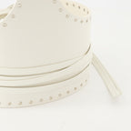 Cintos Cinto de Couro Lanny Iro Branco Femme