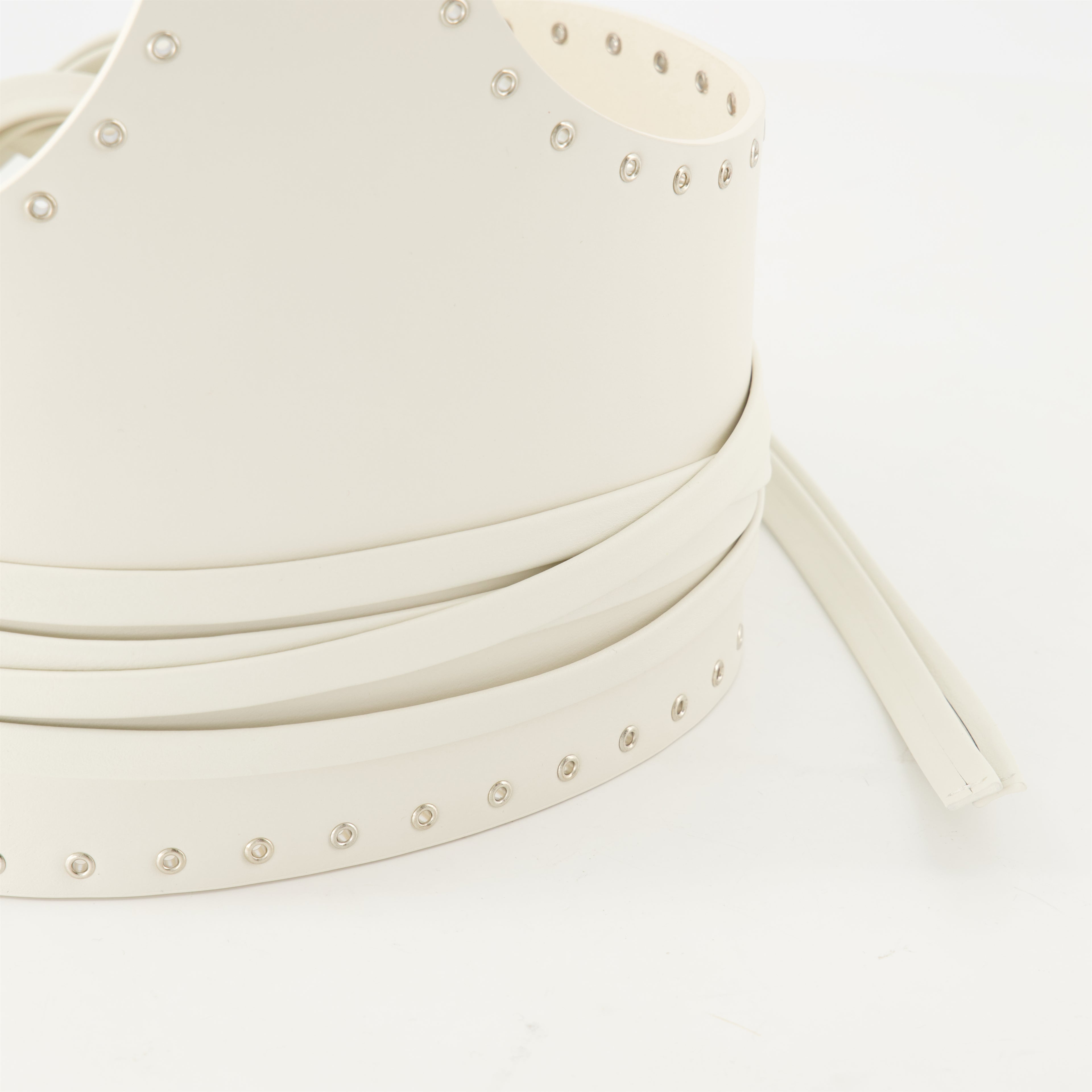 Cintos Cinto de Couro Lanny Iro Branco Femme