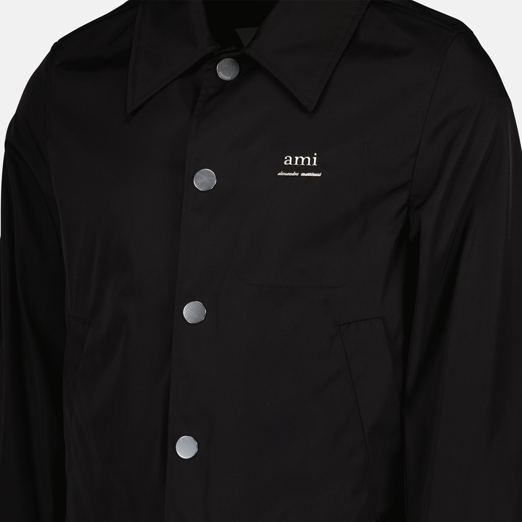 Jaquetas Blouson en nylon Ami PARIS Preto Homme