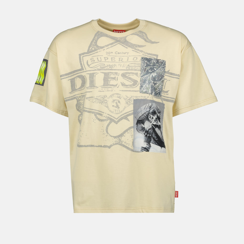 T-shirts T-Boxt-Slits T-Shirt Diesel Yellow Homme
