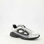 Image de l'article Baskets B30 grise de la marque Dior pour Homme - Saison Printemps-Été 2026 - Vue trois quarts avant droite
