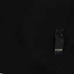 Camisetas Camiseta de algodón Fendi Negro Homme