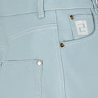 Jupes Jupe en denim Fendi Bleu Femme