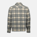 Chemises Tartan Hemd Moncler Gris Homme