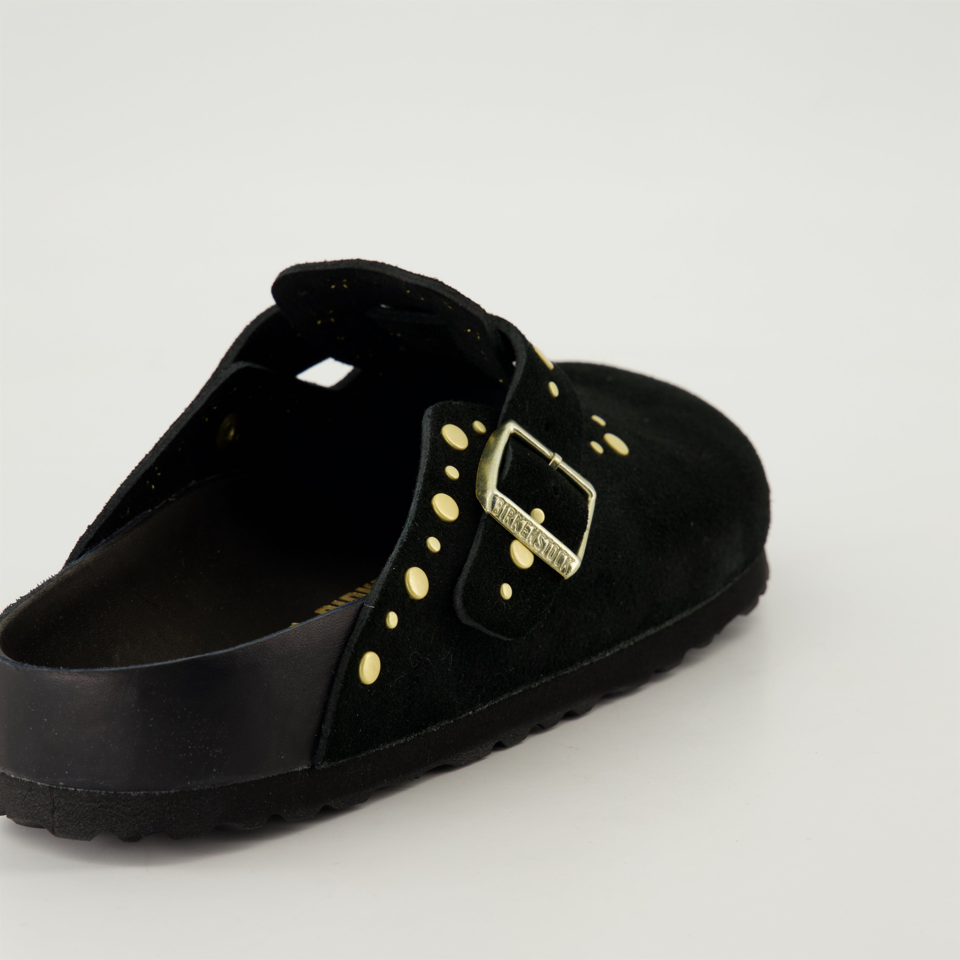 Chaussures ouvertes Mules Boston Birkenstock Noir Femme