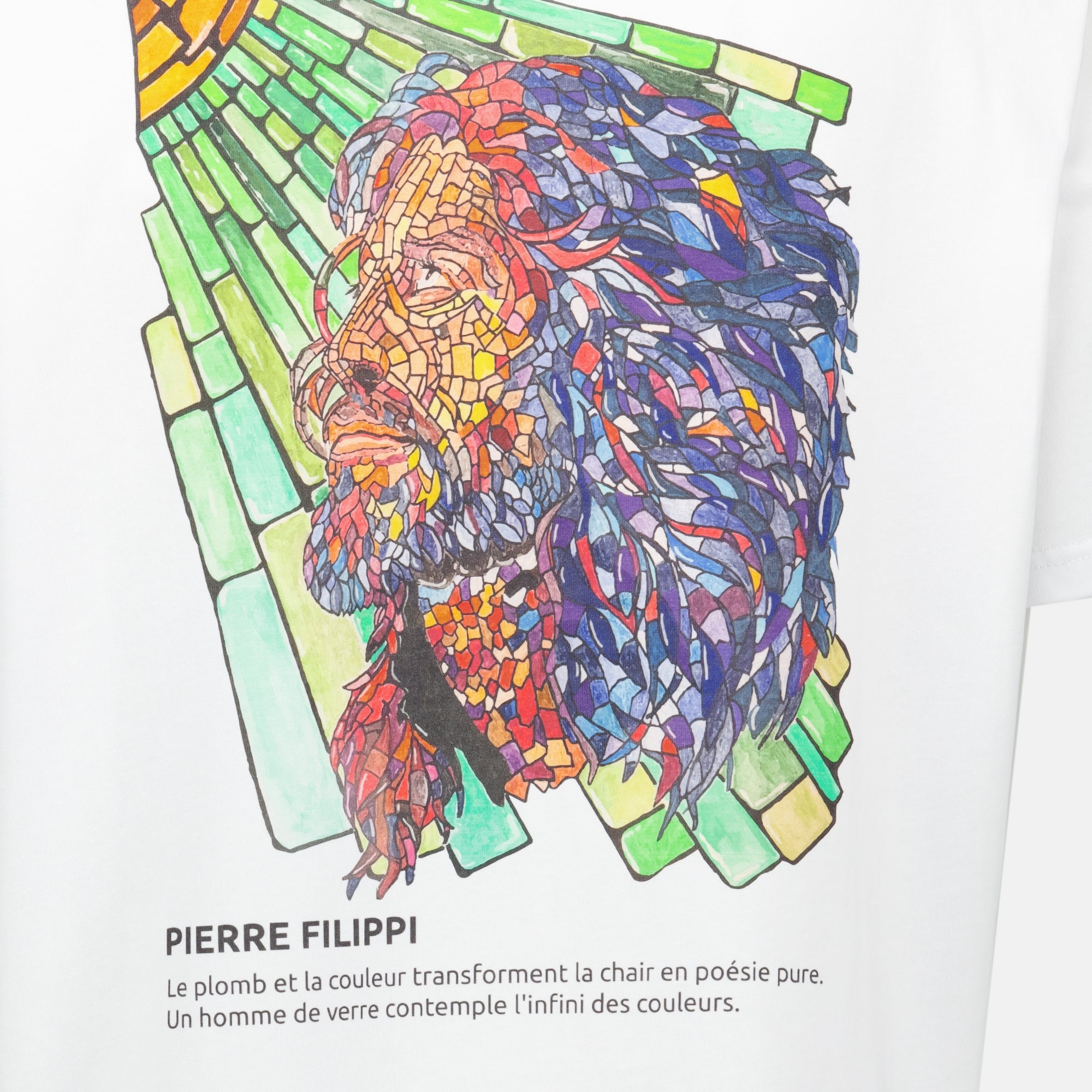 T-shirts T-shirt Pierre Filippi blanc Fair Blanc Homme