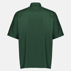 Immagine della camicia Dior Oblique verde in seta del marchio Dior per Uomo - Collezione Primavera-Estate 2026 - Vista Posteriore