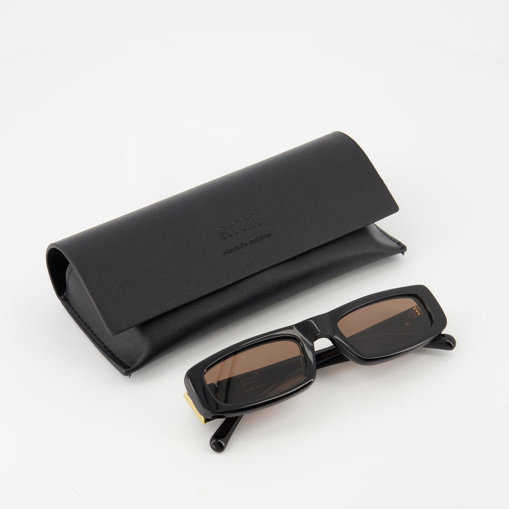 Lunettes Lunettes de soleil 75010 Ami PARIS Noir Unisexe