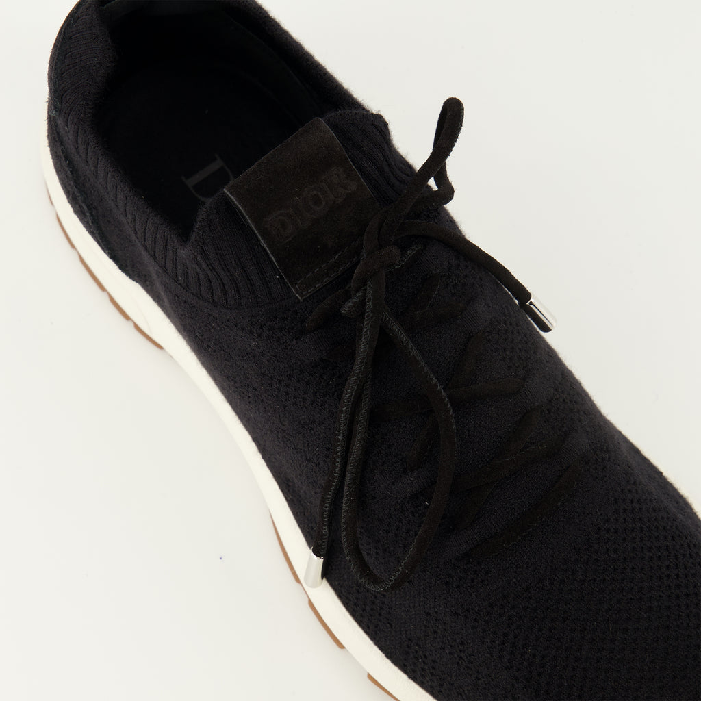 Bild der B80 schwarzen Sneakers für Herren von Dior - Herbst-Winter 2025 - Detaillierte Draufsicht
