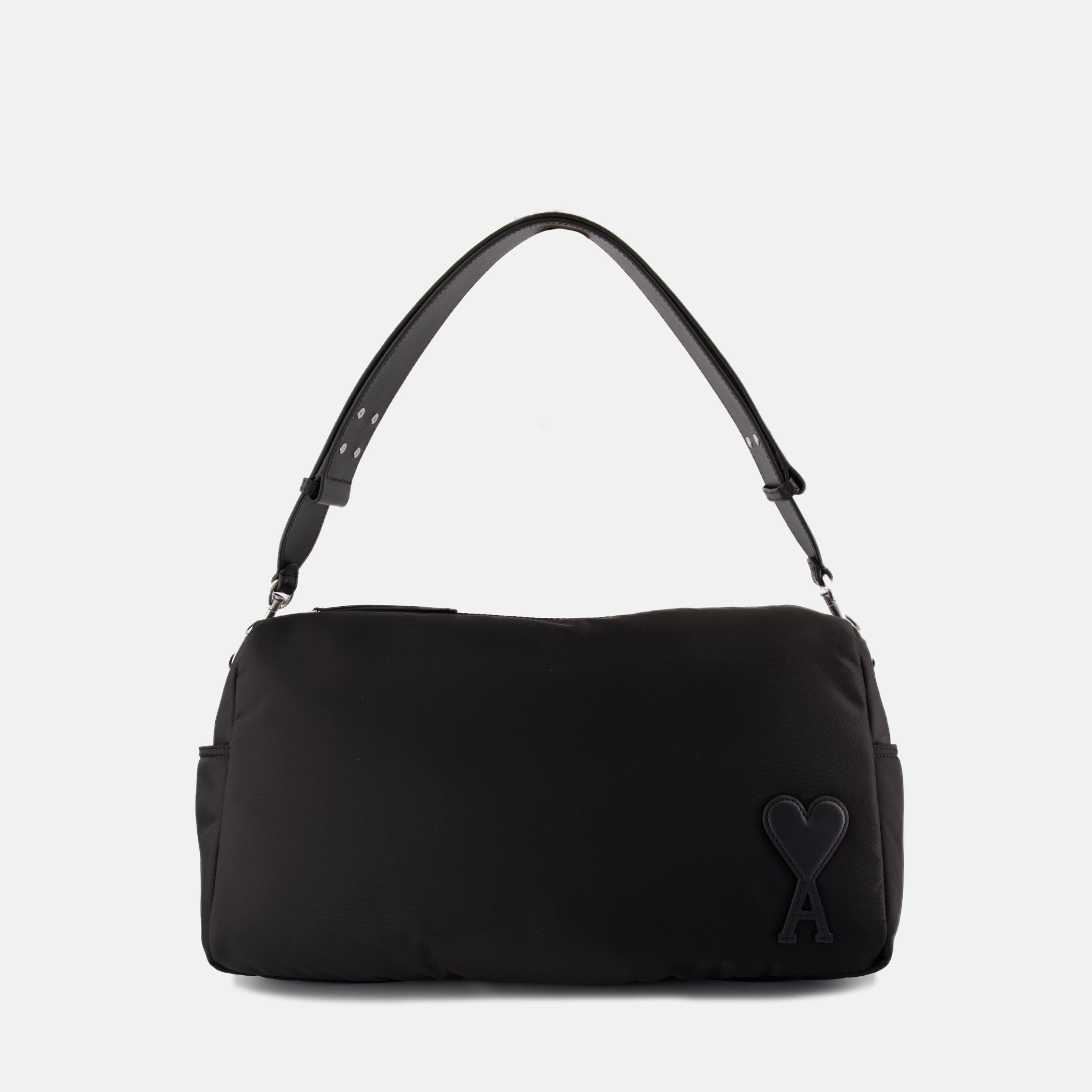 Bolsos de Deporte y Viaje Bolsa Marcel de Nylon Ami PARIS Negro Unisex