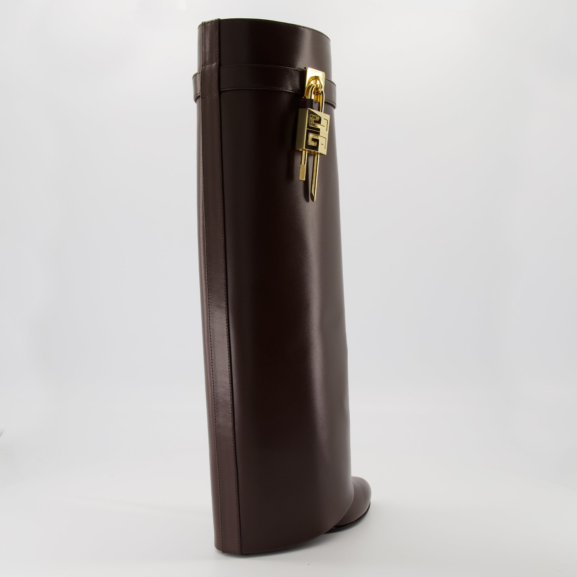 Bottes Shark Lock Brown Boots Givenchy Marron Femme