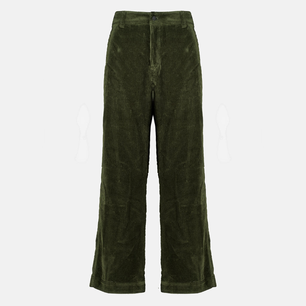 Pantalons Pantalon en velours côtelé Moncler Grenoble Vert Homme