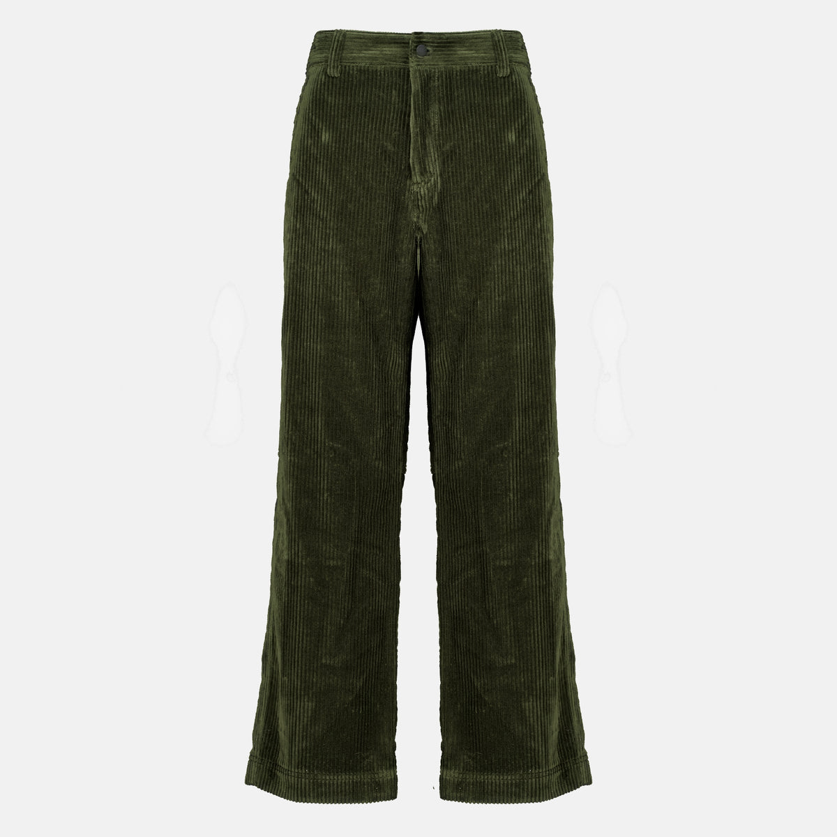 Pantalons Pantalon en velours côtelé Moncler Grenoble Vert Homme