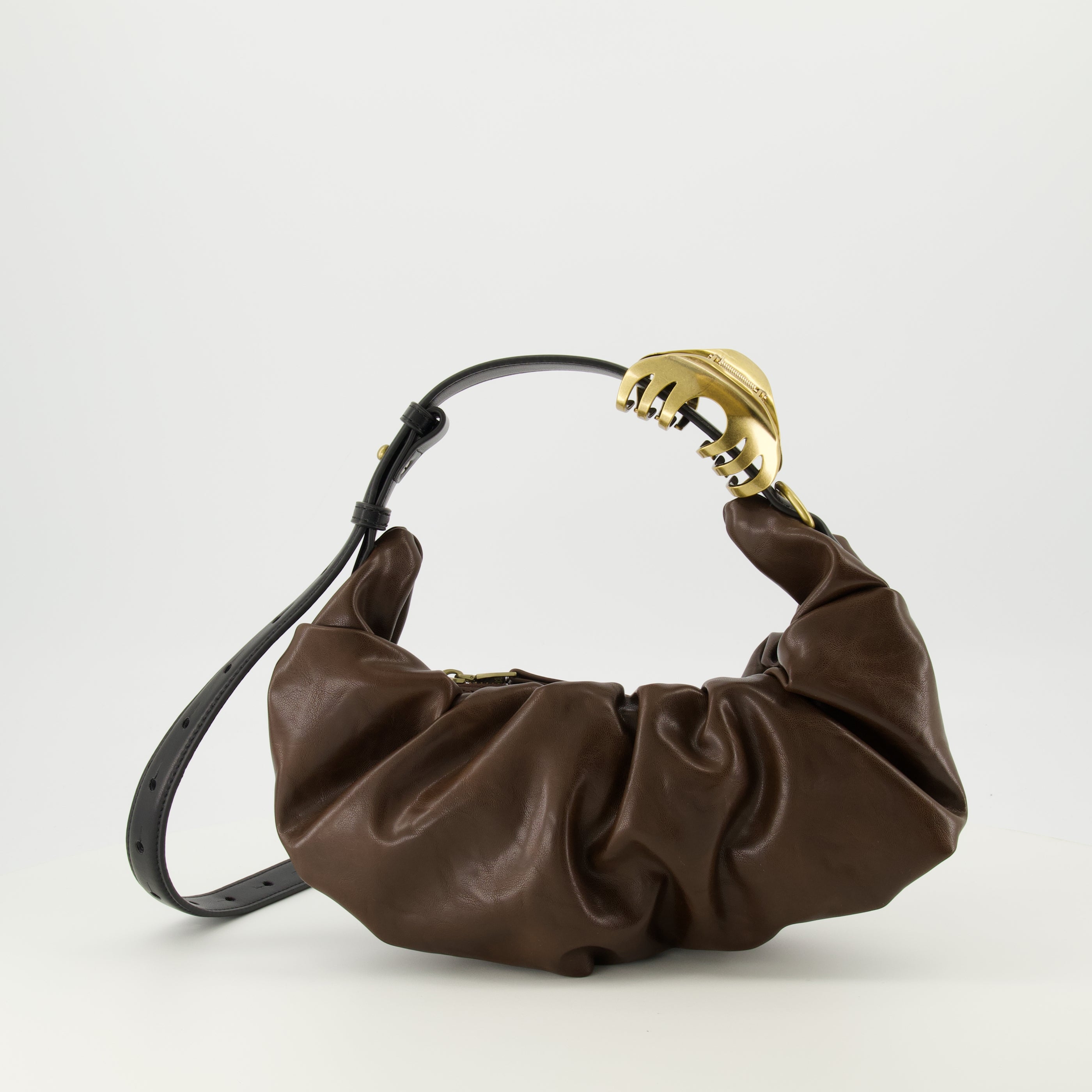 Image de l'article Sac Grab-D Hobo marron de la marque Diesel pour Femme - Saison Printemps-Été 2026 - Vue de Dos
