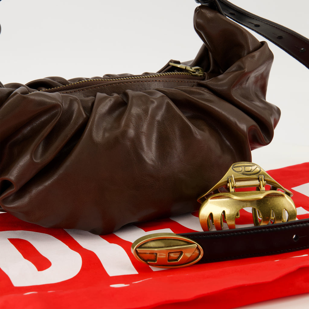 Image de l'article Sac Grab-D Hobo marron de la marque Diesel pour Femme - Saison Printemps-Été 2026 - Vue détaillée_2