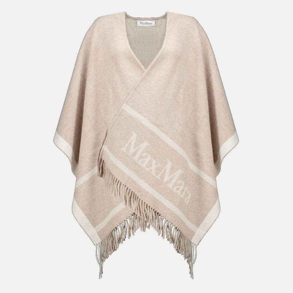 Vestes Poncho in Lana Beige Max Mara Beige Femme