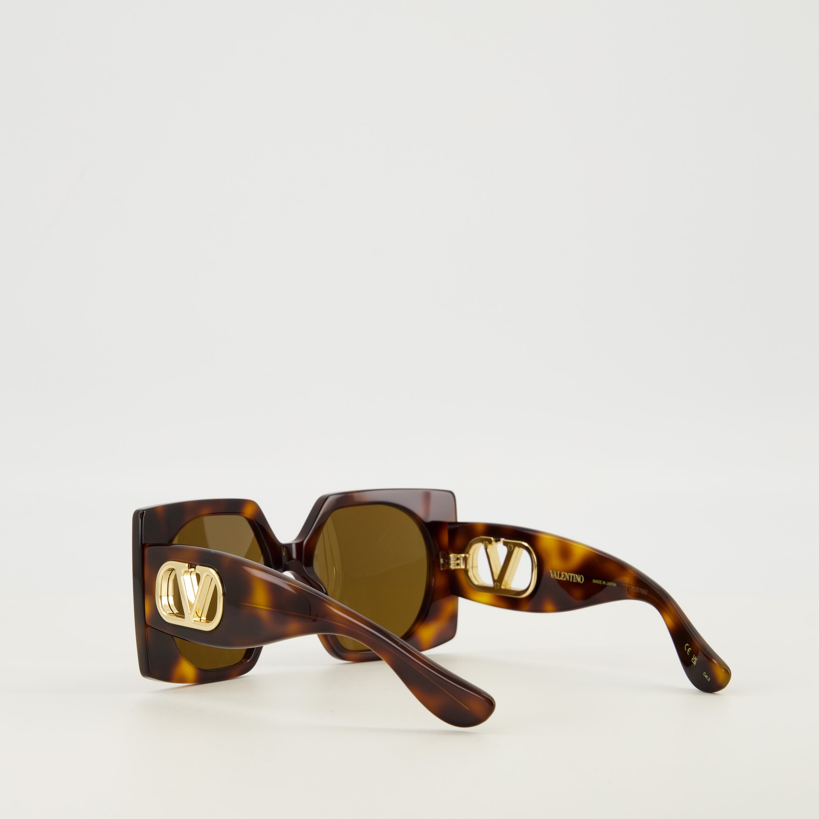 Lunettes Brown Rectangular VLogo Glasses Valentino Garavani Marron Femme