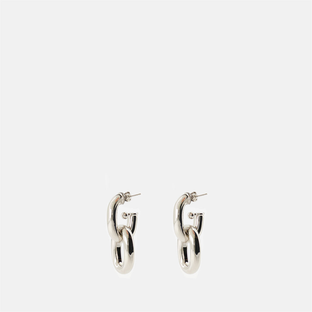 Jewelry Link XL Earrings Rabanne Silver Femme