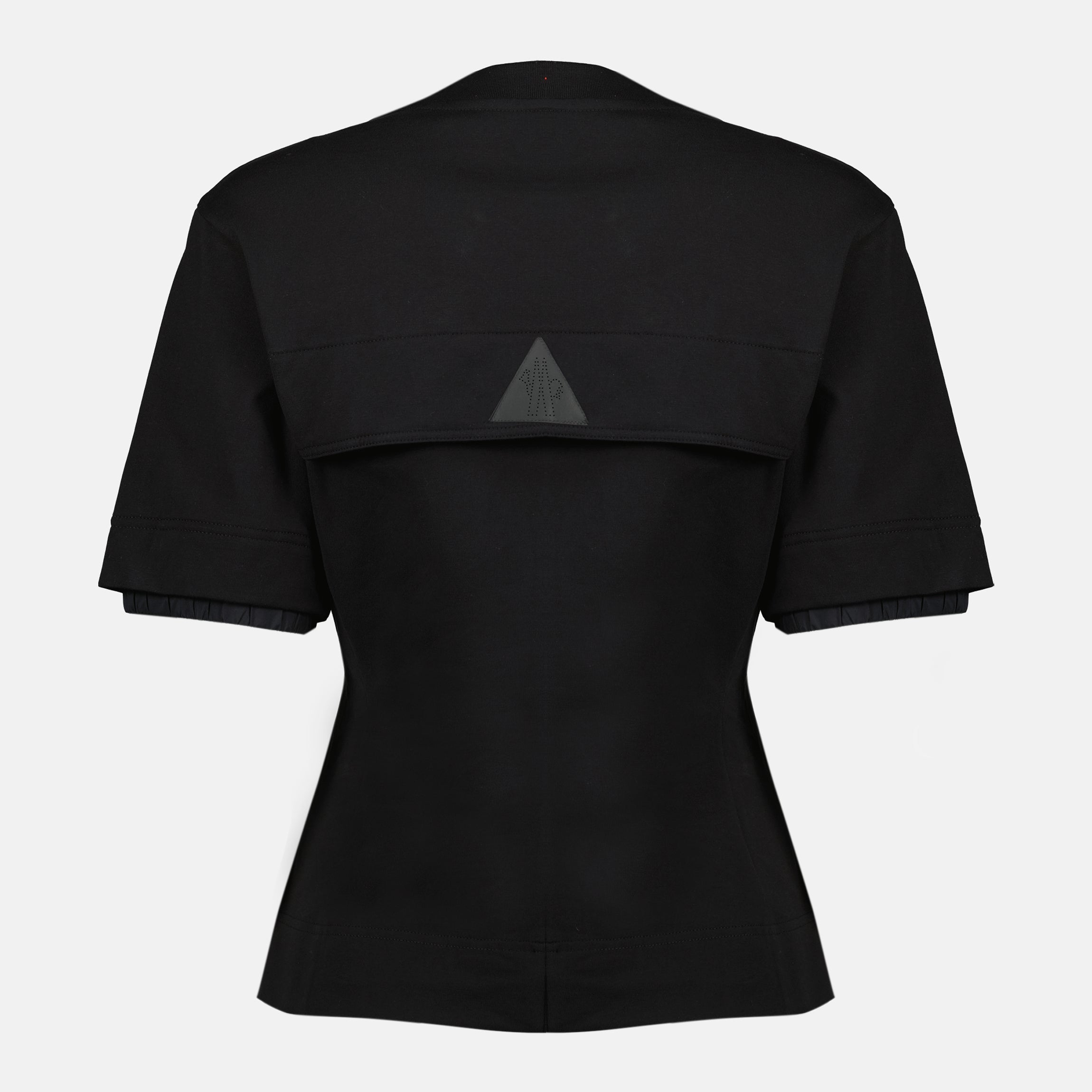 Image de l'article T-shirt logo noir de la marque Moncler Grenoble pour Femme - Saison Printemps-Été 2026 - Vue de Dos