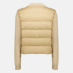 Maille Cárdigan Acolchado Beige Moncler Beige Femme