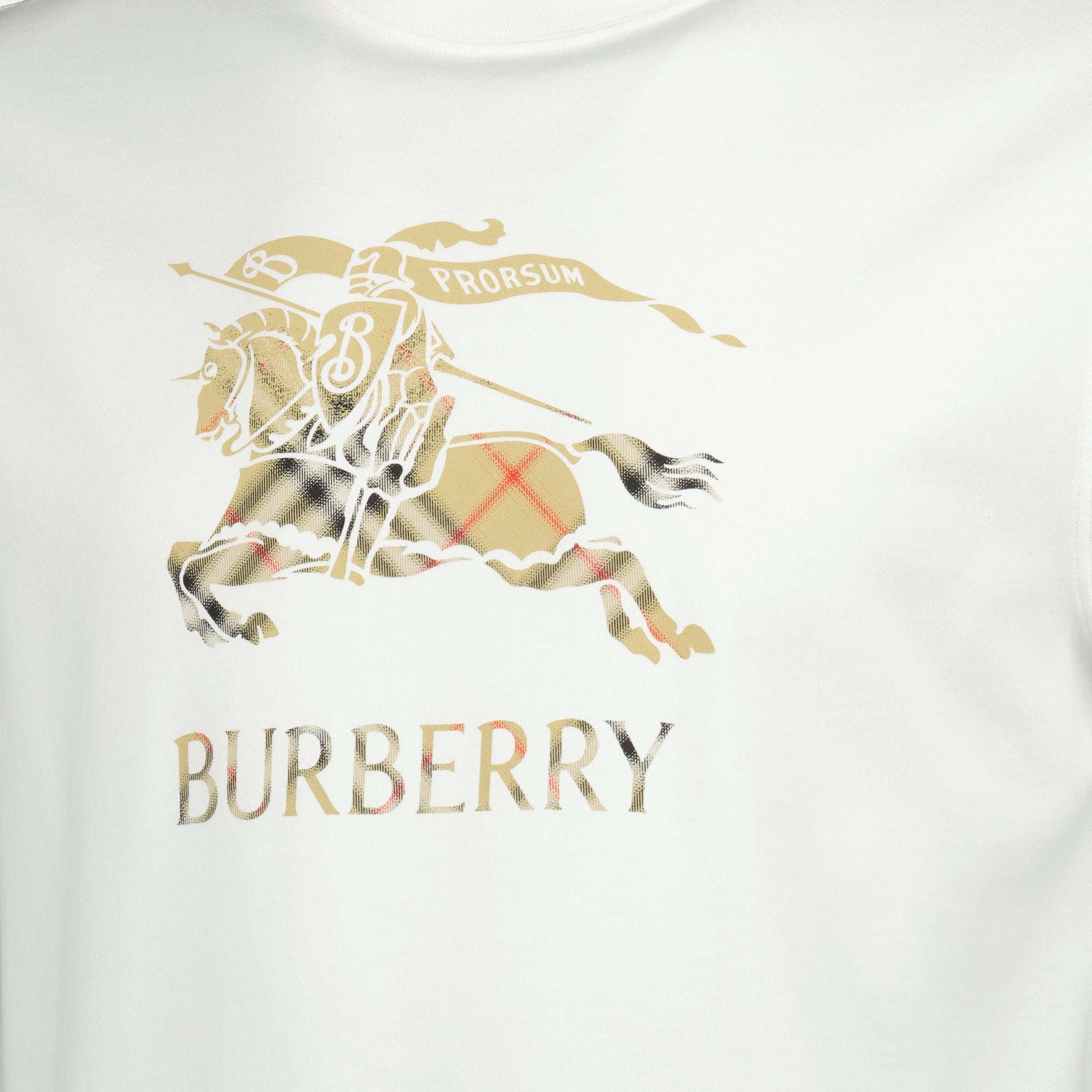 Image de l'article T-shirt EKD blanc de la marque Burberry pour Homme - Saison Printemps-Été 2026 - Vue détaillée_2