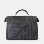 Bolsas tote Peekaboo ISeeU Bag Fendi Cinza Homme