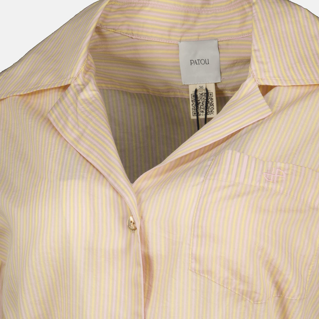 Chemises Camicia Beige in Setafil Patou Rose Femme