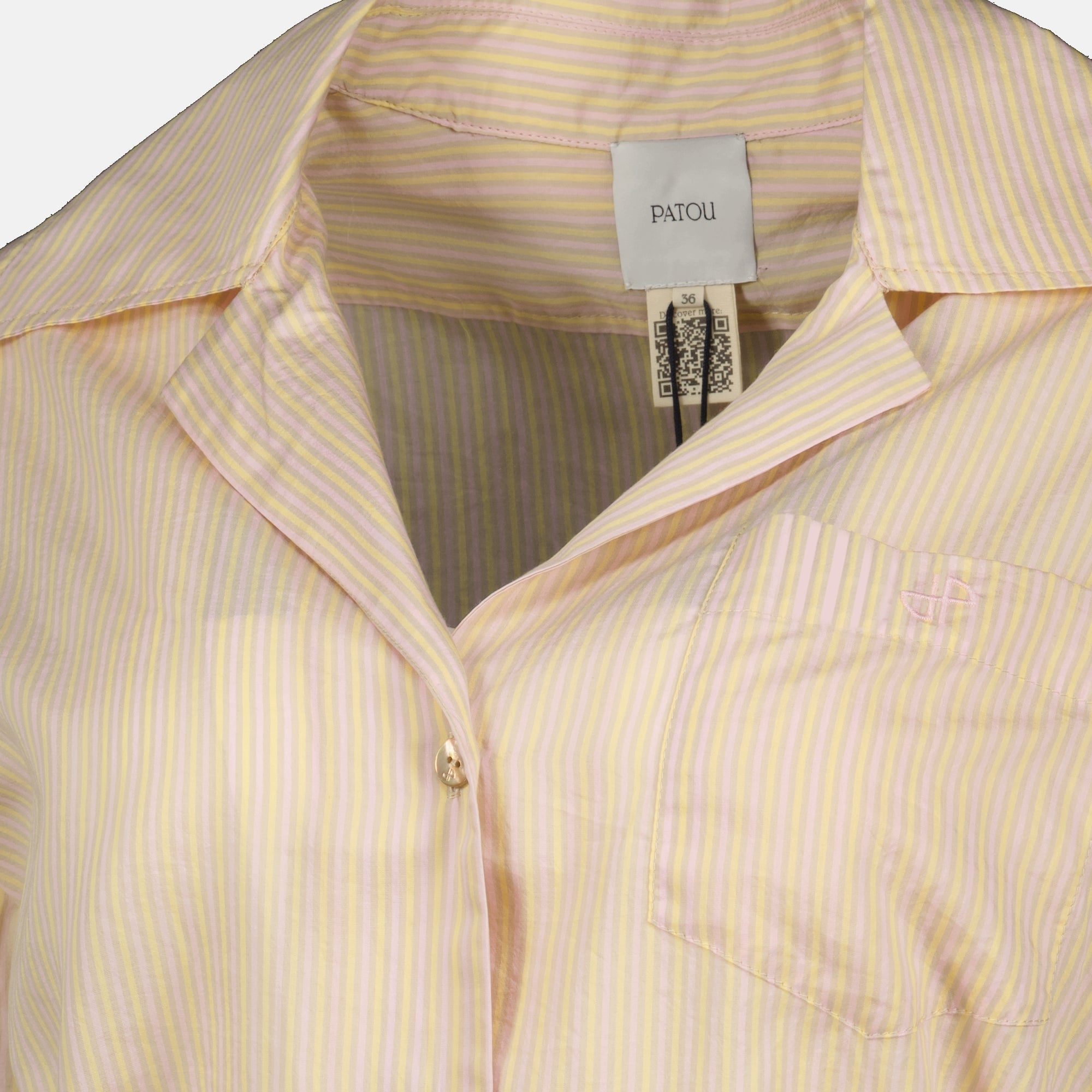 Chemises Camicia Beige in Setafil Patou Rose Femme