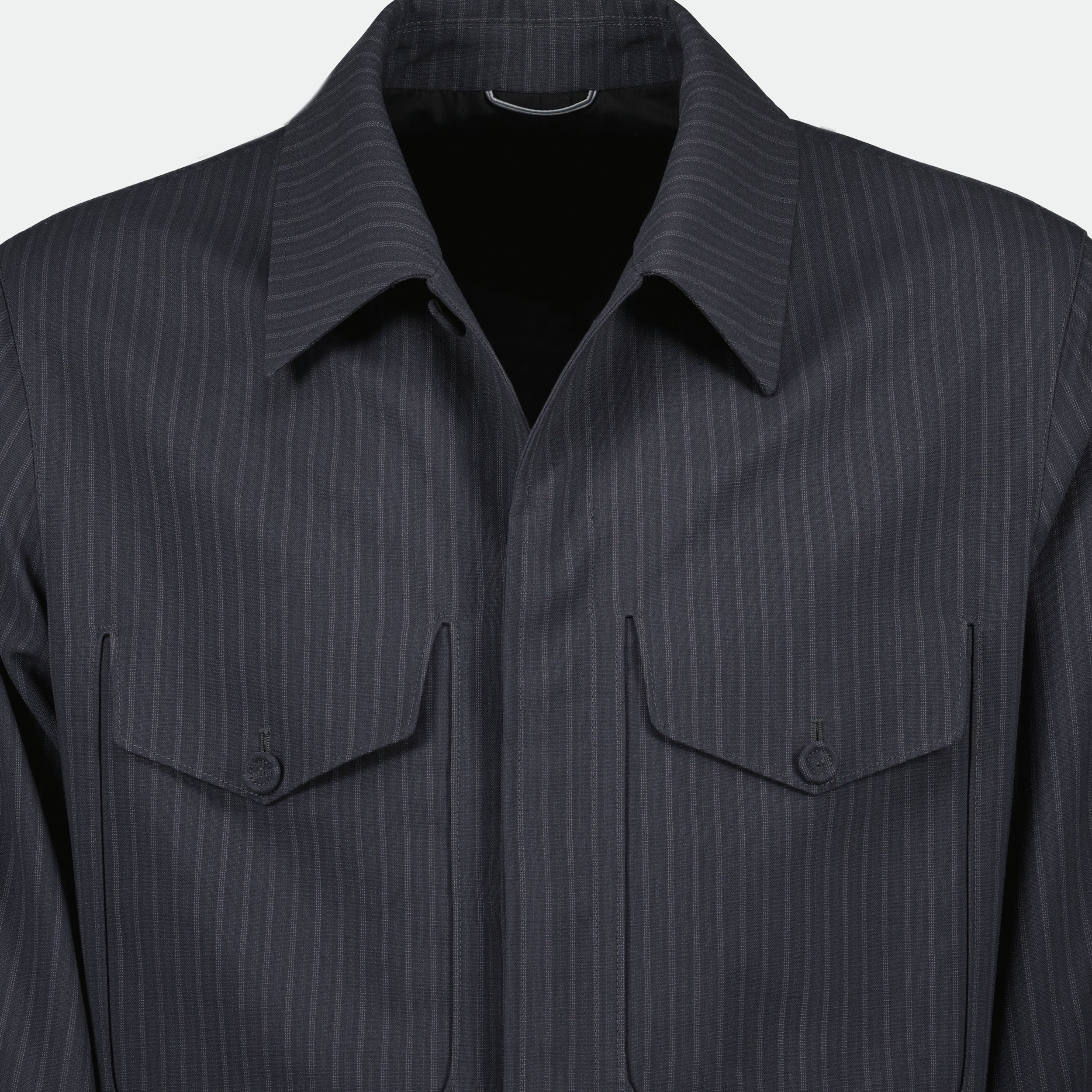 Giacche Jacket a righe Dior Grigio Homme