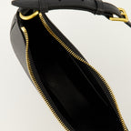 Sacs à main et épaule Mini Hobo Bag in Black Leather Valentino Garavani Noir Femme