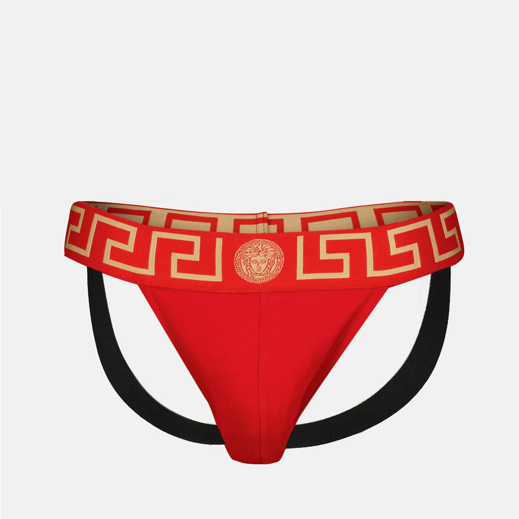 Sous-vêtements et homewear Jockstrap Medusa Greca Versace Rouge Homme