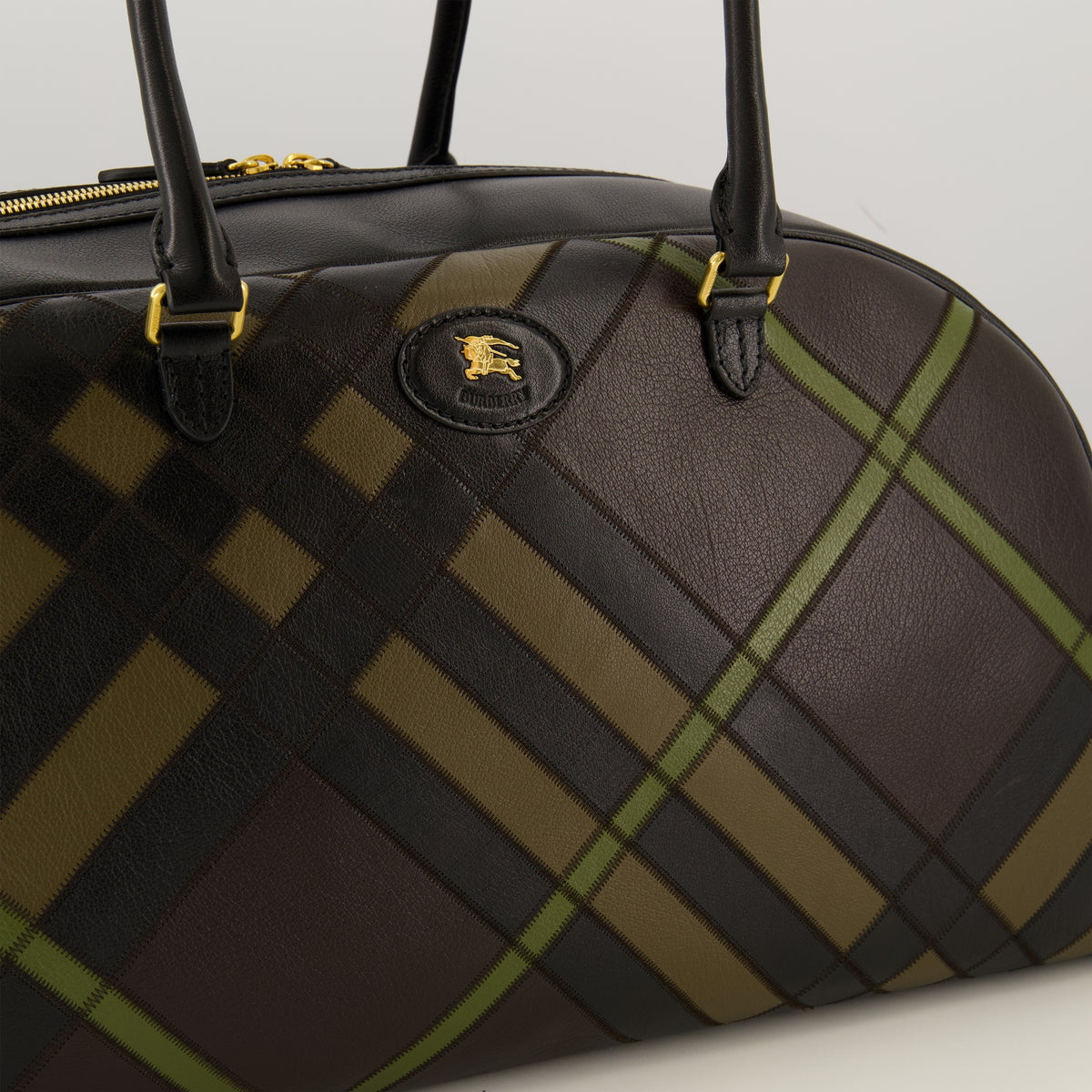 Sacs de sport et voyage ハイランドチェックボウリングバッグ Burberry Marron Homme